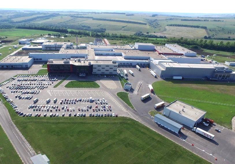 Монтаж потолочных сэндвич-панелей Колбасный завод  Мираторг Курская область