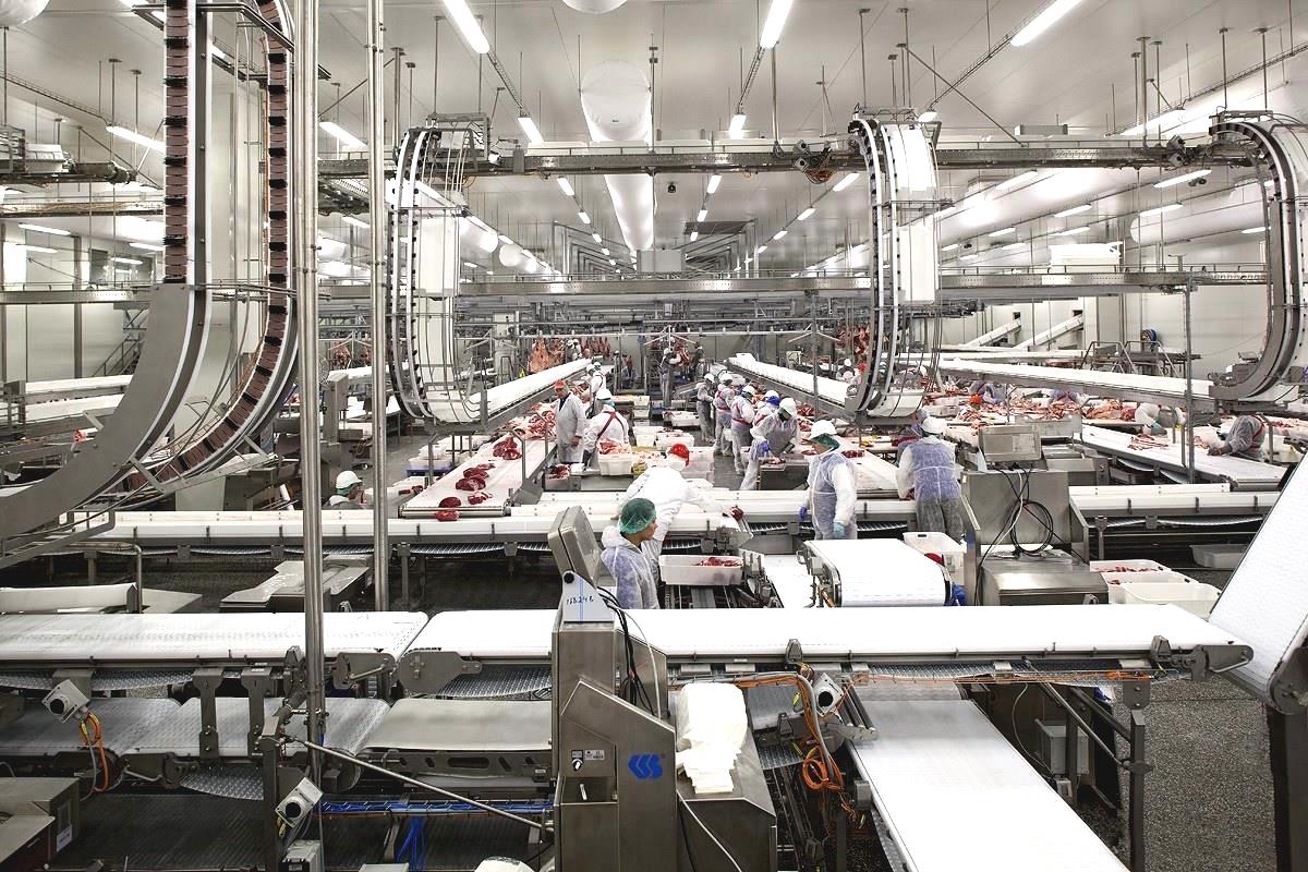 Торгово-распределительный центр Мираторг Домодедово  монтажный профиль потолочный